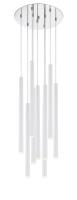 LED Chandelier by Z-Lite - Forest Collection, Chrome Finish - 917MP24-WH-LED-9RCH