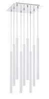 LED Chandelier by Z-Lite - Forest Collection, Chrome Finish - 917MP24-WH-LED-9SCH