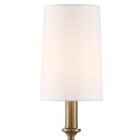 One Light Wall Sconce by Crystorama - Sylvan Collection, Vibrant Gold Finish - 2241-VG