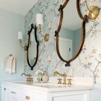 One Light Wall Sconce by Crystorama - Sylvan Collection, Vibrant Gold Finish - 2241-VG