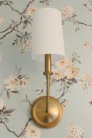 One Light Wall Sconce by Crystorama - Sylvan Collection, Vibrant Gold Finish - 2241-VG