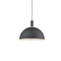 One Light Pendant by Kuzco Lighting - Archibald Collection, Black With Gold Detail Finish - 492316-BK/GD