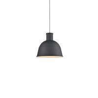One Light Pendant by Kuzco Lighting - Irving Collection, Black Finish - 493513-BK