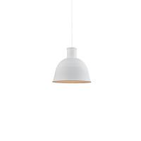 One Light Pendant by Kuzco Lighting - Irving Collection, White Finish - 493513-WH