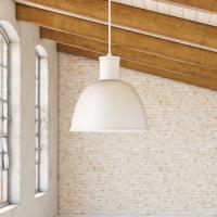 One Light Pendant by Kuzco Lighting - Irving Collection, White Finish - 493516-WH