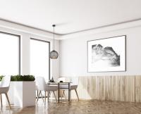 One Light Pendant by Kuzco Lighting - Gibraltar Collection, Black/Gold Finish - 494412-BK/GD