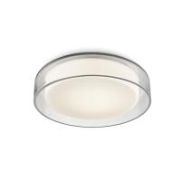 LED Flush Mount by Kuzco Lighting - Aston Collection, Clear Finish - FM48610