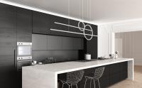 LED Pendant by Kuzco Lighting - Chute Calypso Collection, White Finish - MP14956-WH