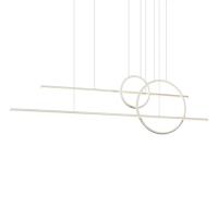LED Pendant by Kuzco Lighting - Chute Calypso Collection, White Finish - MP14956-WH