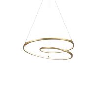 LED Pendant by Kuzco Lighting - Twist Collection, Antique Brass Finish - PD11119-AN