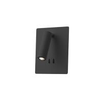 LED Wall Sconce by Kuzco Lighting - Dorchester Collection, Black Finish - WS16806-BK