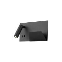 LED Wall Sconce by Kuzco Lighting - Dorchester Collection, Black Finish - WS16811L-BK