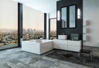 LED Wall Sconce by Kuzco Lighting - Nepal Collection, Chrome Finish - WS84218-CH