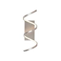 LED Wall Sconce by Kuzco Lighting - Synergy Collection, Antique Silver Finish - WS93724-AS