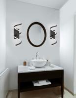 LED Wall Sconce by Kuzco Lighting - Synergy Collection, Black Finish - WS93724-BK