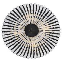 Four Light Flush Mount by Crystorama - Rylee Collection, Matte Black Finish - 605-MK