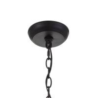 Eight Light Chandelier by Crystorama - Rylee Collection, Matte Black Finish - 609-MK