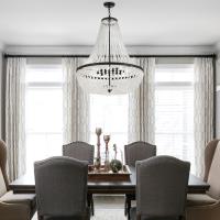 Eight Light Chandelier by Crystorama - Rylee Collection, Matte Black Finish - 609-MK