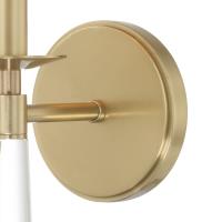 One Light Wall Sconce by Crystorama - Baxter Collection, Aged Brass Finish - 8861-AG