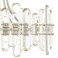 Eight Light Chandelier by Crystorama - Bolton Collection, Polished Nickel Finish - BOL-8888-PN