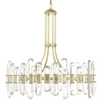 12 Light Chandelier by Crystorama - Bolton Collection, Aged Brass Finish - BOL-8889-AG