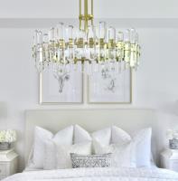 12 Light Chandelier by Crystorama - Bolton Collection, Aged Brass Finish - BOL-8889-AG