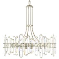 12 Light Chandelier by Crystorama - Bolton Collection, Polished Nickel Finish - BOL-8889-PN