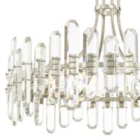 12 Light Chandelier by Crystorama - Bolton Collection, Polished Nickel Finish - BOL-8889-PN