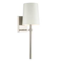 One Light Wall Sconce by Crystorama - Bromley Collection, Polished Nickel Finish - BRO-451-PN