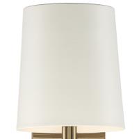 One Light Wall Sconce by Crystorama - Bromley Collection, Vibrant Gold Finish - BRO-451-VG