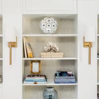 One Light Wall Sconce by Crystorama - Bromley Collection, Vibrant Gold Finish - BRO-451-VG