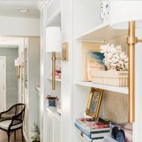 One Light Wall Sconce by Crystorama - Bromley Collection, Vibrant Gold Finish - BRO-451-VG