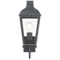 One Light Outdoor Wall Sconce by Crystorama - Dumont Collection, Graphite Finish - DUM-9801-GE