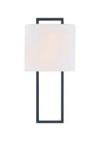 Two Light Wall Sconce by Crystorama - Fremont Collection, Black Forged Finish - FRE-422-BF