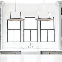 Six Light Chandelier by Crystorama - Fulton Collection, Black Finish - FUL-907-BK