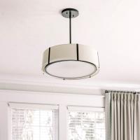 Six Light Chandelier by Crystorama - Fulton Collection, Black Finish - FUL-907-BK