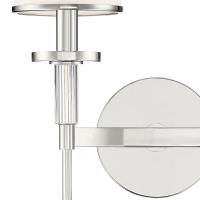 Two Light Wall Sconce by Crystorama - Hatfield Collection, Polished Nickel Finish - HAT-472-PN