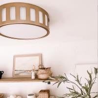 Three Light Flush Mount by Crystorama - Kendal Collection, Vibrant Gold Finish - KEN-2203-VG