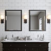One Light Wall Sconce by Crystorama - Veronica Collection, Black Forged Finish - VER-241-BF