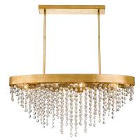 Eight Light Chandelier by Crystorama - Winham Collection, Antique Gold Finish - WIN-619-GA-CL-MWP