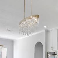 Eight Light Chandelier by Crystorama - Winham Collection, Antique Gold Finish - WIN-619-GA-CL-MWP