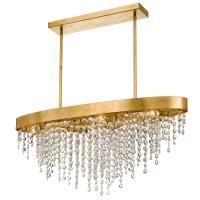 Eight Light Chandelier by Crystorama - Winham Collection, Antique Gold Finish - WIN-619-GA-CL-MWP