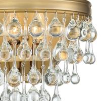 Two Light Wall Sconce by Crystorama - Calypso Collection, Vibrant Gold Finish - 132-VG