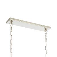 Eight Light Chandelier by Crystorama - Sylvan Collection, Polished Nickel Finish - 2249-PN_NOSHADE