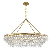 Eight Light Chandelier by Crystorama - Calypso Collection, Vibrant Gold Finish - 278-VG