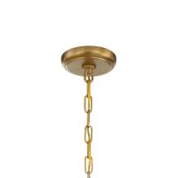 Eight Light Chandelier by Crystorama - Calypso Collection, Vibrant Gold Finish - 278-VG
