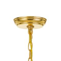 Three Light Mini Chandelier by Crystorama - Metro Collection, Antique Gold Finish - 423-GA