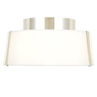 Two Light Semi Flush Mount by Crystorama - Fulton Collection, Polished Nickel Finish - FUL-903-PN