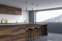 LED Pendant by Kuzco Lighting - Robson Collection, Black Finish - PD42502-BK