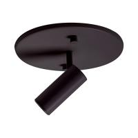 LED Semi-Flush Mount by Kuzco Lighting - Downey Collection, Black Finish - SF15001-BK